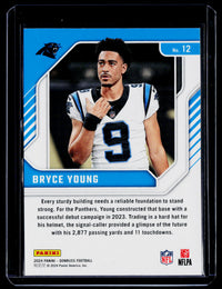 2024 Panini Donruss Football Elite Series Bryce Young #12 - back