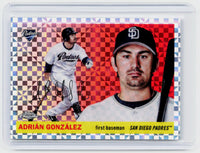 2025 Topps Chrome Platinum Anniversary Adrian Gonzalez #354 Geometric Refractor Autograph San Diego Padres - front