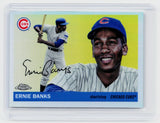 2025 Topps Chrome Ernie Banks Refractor #340 Chicago Cubs - front