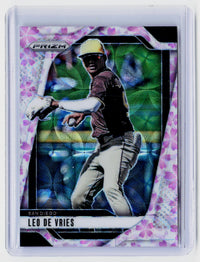 2025 Panini Prizm Baseball Leo De Vries SSP Prizms #47 /20 - front