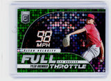 2026 Panini Donruss Elite Baseball Pitch Velocity Tyler Bremner #15 Los Angeles Angels - front
