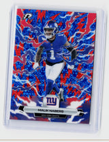 2025 Topps Ripped Football Malik Nabers #73 New York Giants - front