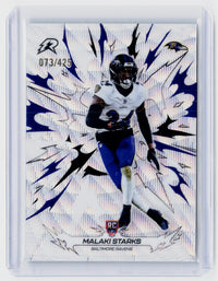 2026 Topps Football Malaki Starks RC #107 Baltimore Ravens 073/425 - front
