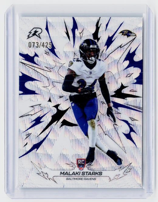 2026 Topps Football Malaki Starks RC #107 Baltimore Ravens 073/425 - front