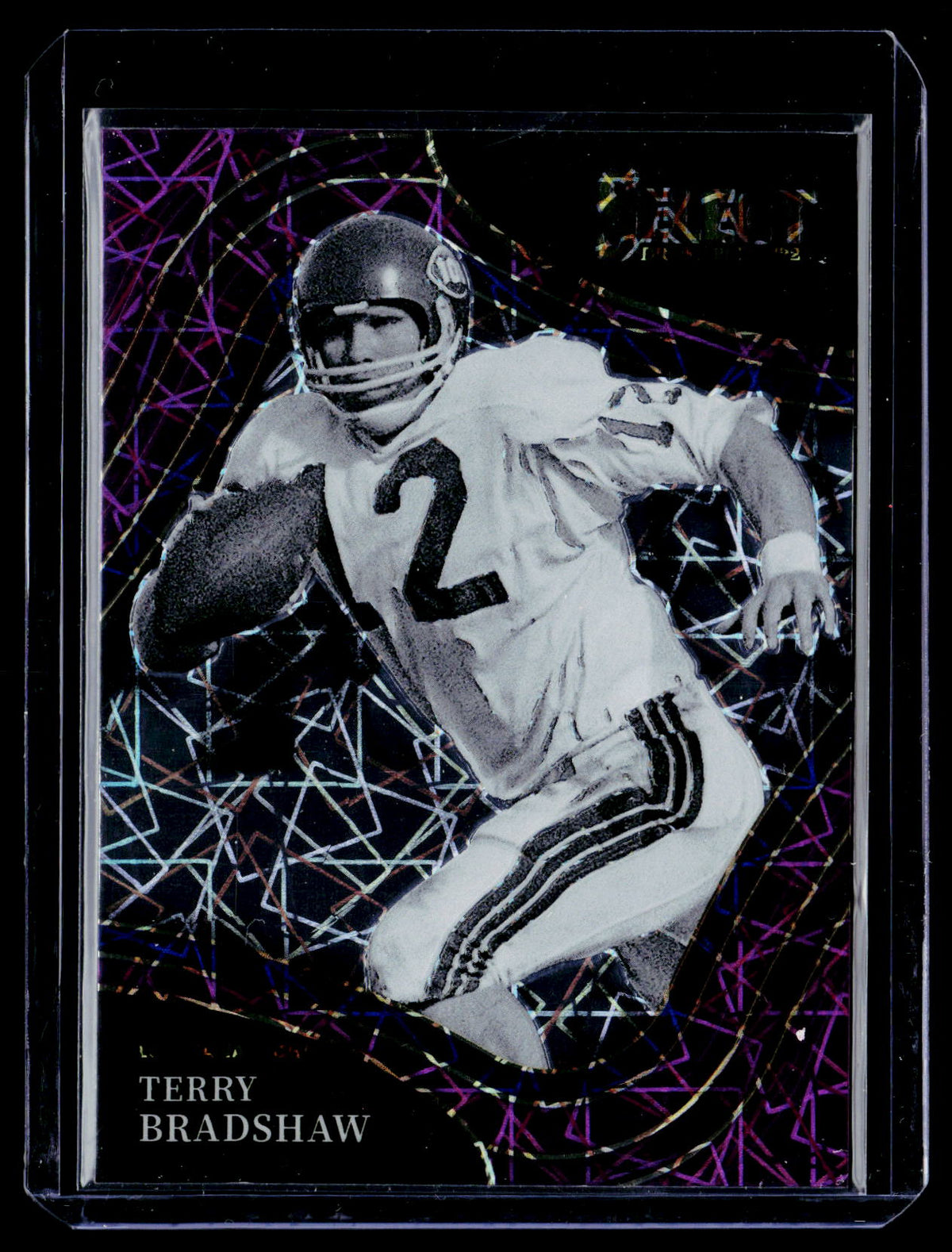 2022 Panini Select Draft Picks Field Level Terry Bradshaw #149 Louisiana Tech - front