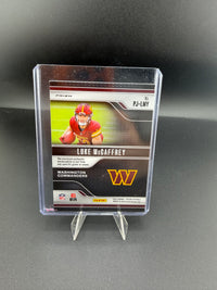 2024 Panini Prizm Rookie Premiere Jerseys Luke McCaffrey RC PJ-LMY - back