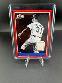 2025 Panini Donruss Materials Hoyt Wilhelm MAT-HW Atlanta Braves Game-Worn Relic - front