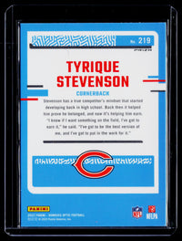 2023 Panini Donruss Optic Rated Rookie Silver holo Tyrique Stevenson #219 - back