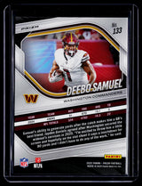 2025 Panini Prizm Football Deebo Samuel Red Pulsar Prizm #133 Washington Commanders - back