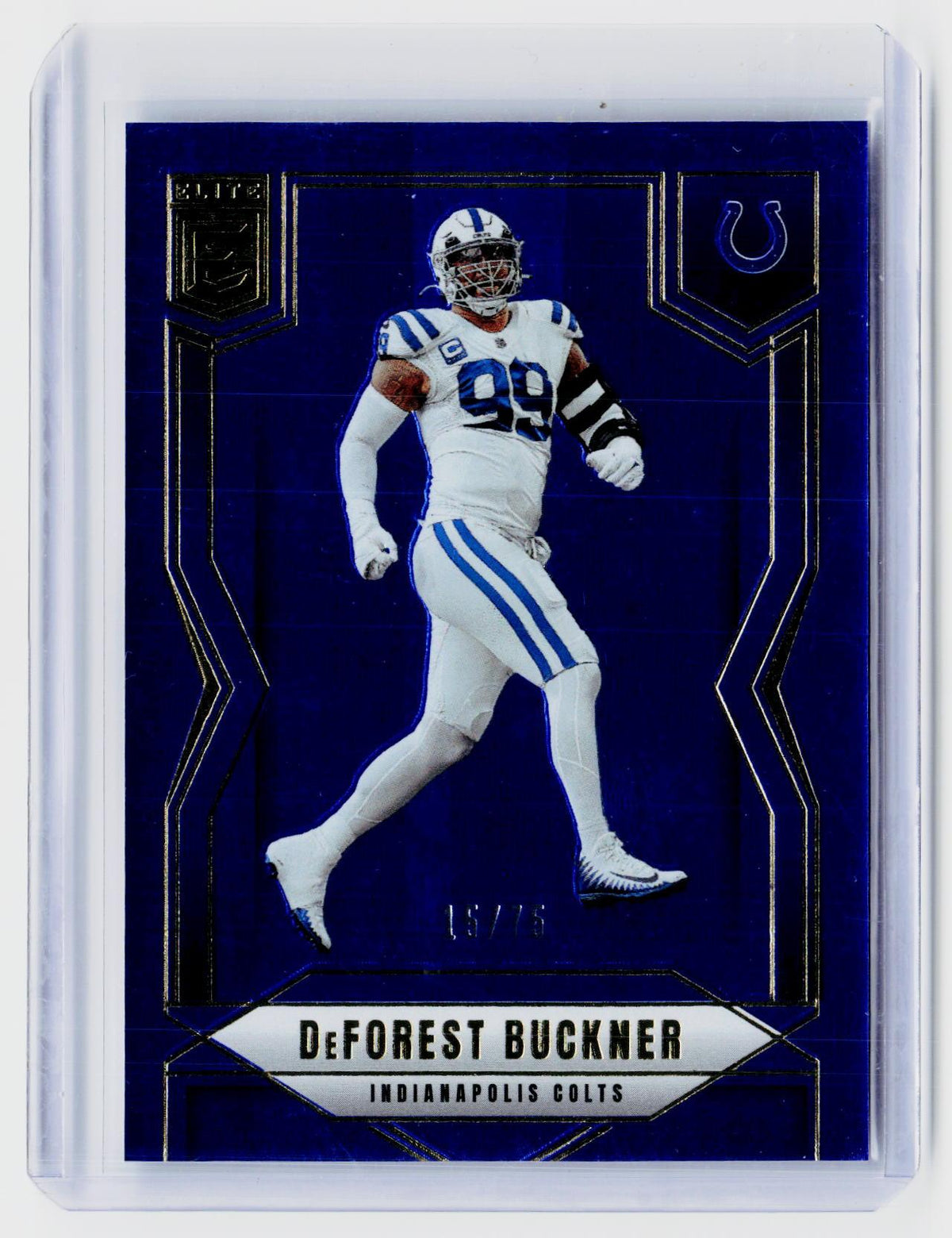 2025 Panini Donruss Elite DeForest Buckner #46 Indianapolis Colts 15/15 - front
