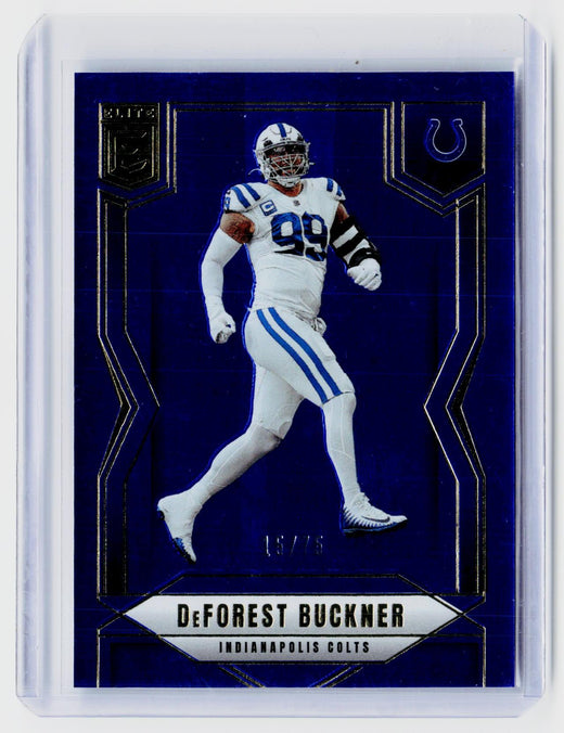 2025 Panini Donruss Elite DeForest Buckner #46 Indianapolis Colts 15/15 - front