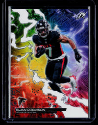 2026 Topps Football Cyber Breakers Bijan Robinson CB-5 Atlanta Falcons - front