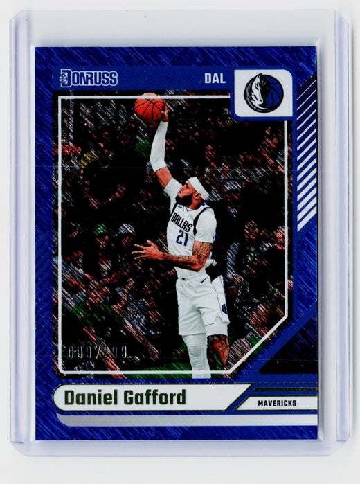 2024 Panini Donruss Basketball Daniel Gafford #1 blue shimmer /299 - front
