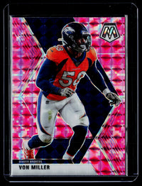 2020 Panini Mosaic Football Von Miller Prizm Camo Pink #69 - front