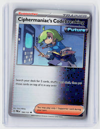 2025 Pokémon Journey Together Ciphermaniac's Codebreaking 104/131 Trainer Supporter - front