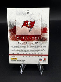 2025 Panini Impeccable Bucky Irving Rookie #64 /60 Buccaneers - back
