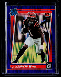 2021 Panini Donruss Optic Rated Rookie Ja'Marr Chase #207 Cincinnati Bengals - front