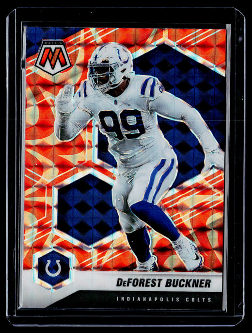 2021 Panini Mosaic Football DeForest Buckner #95 Colts - front