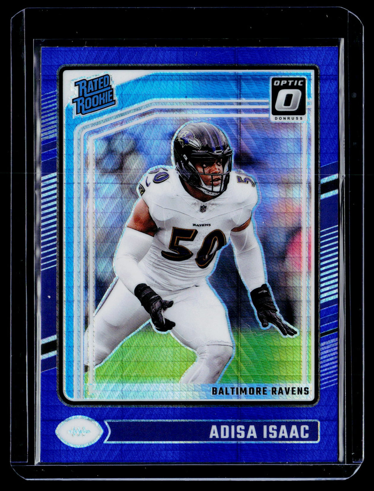 2024 Panini Donruss Optic Rated Rookie Adisa Isaac #202 Ravens - front