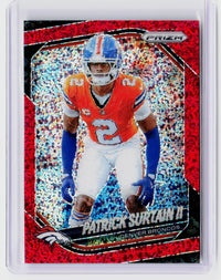 2025 Panini Prizm Football Patrick Surtain II Red Disco Prizm #97 - front