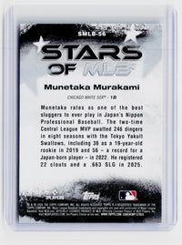 2026 Topps Stars of MLB Munetaka Murakami RC #SMLB-56 Chicago White Sox - back
