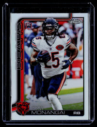 2025 Topps Chrome Refractor Kyle Monangai RC #382 Chicago Bears - front