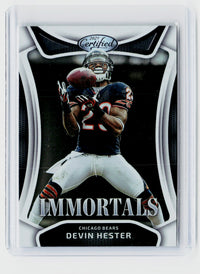 2025 Panini Certified Football Immortals Devin Hester #IM-DHR - front