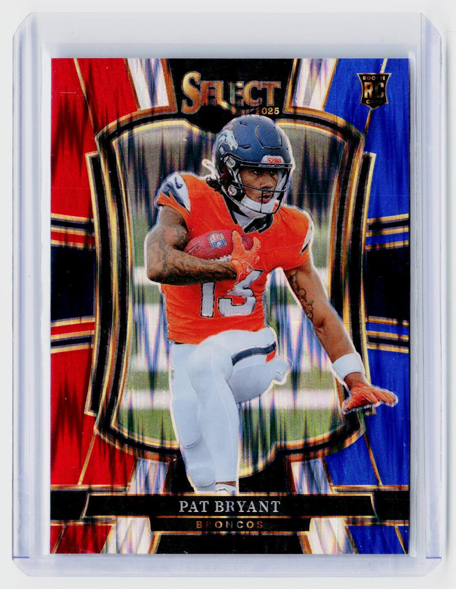 2025 Panini Select Football Pat Bryant Rookie Premier Level #112 Denver Broncos - front