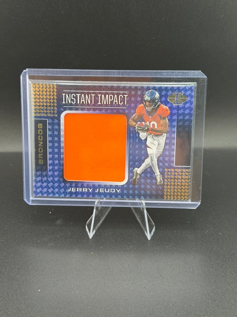 2020 Panini Instant Impact Jerry Jeudy Rookie Memorabilia Card #1113 - front