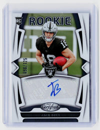 2025 Panini Certified Rookie Signatures Jack Bech Auto /125 #RSI-JBH Raiders RC - front