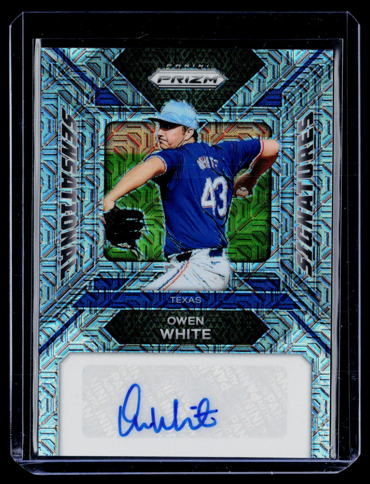 2024 Panini Prizm Baseball Sensational Signatures Owen White Auto /25 #SS-OW - front
