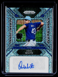 2024 Panini Prizm Baseball Sensational Signatures Owen White Auto /25 #SS-OW - front