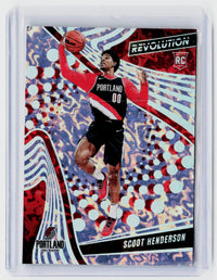 2023-24 Panini Revolution Scoot Henderson RC #109 Portland Trail Blazers - front