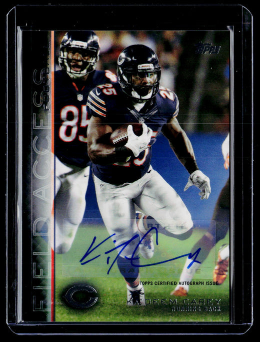 2015 Topps Field Access Field Report Autographs Ka'Deem Carey #160 - front