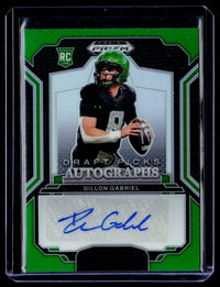 2025 Panini Prizm Draft Picks Draft Picks Autographs Dillon Gabriel Green Prizm RC #DPA-DGL - front