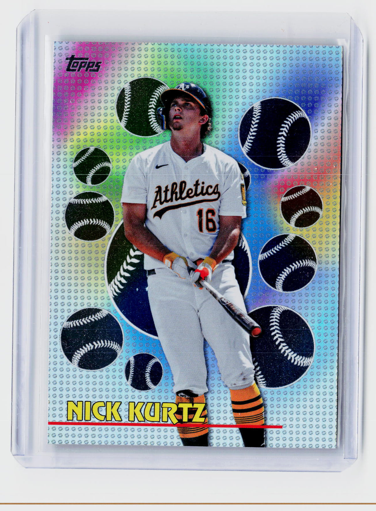 2026 Topps Titans of the Game Nick Kurtz TOG-22 Athletics Rookie Card - front