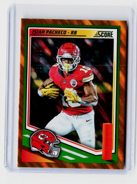 2025 Panini Score Football Isiah Pacheco #278 Kansas City Chiefs - front