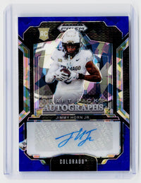 2025 Panini Prizm Draft Picks Draft Picks Autographs Blue Prizm Jimmy Horn Jr. RC Auto /149 - front