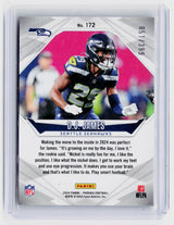 2024 Panini Phoenix Silver Rookie D.J. James #172 /399 Seattle Seahawks - back