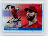 2025 Topps Chrome Tyler Locklear RC #373 X-Fractor Autographed Arizona Diamondbacks - front