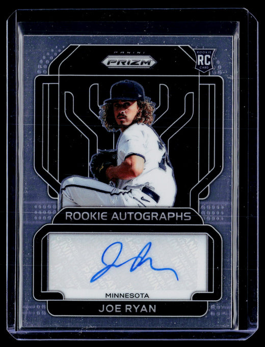 2022 Panini Prizm Baseball Rookie Autographs Joe Ryan RC Auto #RA-JR - front