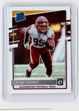 2020 Panini Donruss Optic Rated Rookie Chase Young #166 Washington Football Team - front