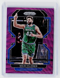 2021-22 Panini Prizm Purple Wave #47 Maxi Kleber Dallas Mavericks - front