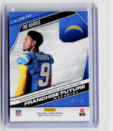 2025 Panini Phoenix Franchise Future Material Tre Harris RC Memorabilia 02/10 - back