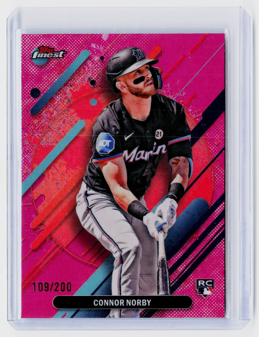 2025 Topps Finest Connor Norby RC #207 Serial Numbered 109/200 - front