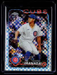 2024 Topps Chrome X-Fractor Shota Imanaga RC #121 Chicago Cubs - front