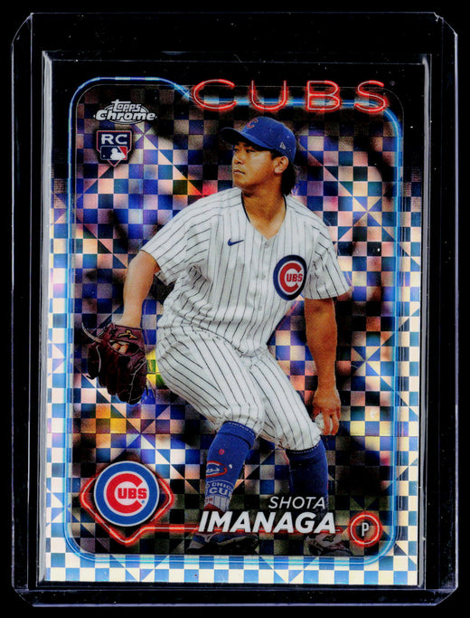 2024 Topps Chrome X-Fractor Shota Imanaga RC #121 Chicago Cubs - front