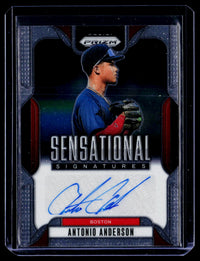 2025 Panini Prizm Baseball Sensational Signatures Antonio Anderson Auto #SS-AA - front