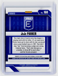 2026 Panini Donruss Elite Baseball JoJo Parker #168 Toronto Blue Jays Rookie - back