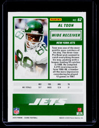 2025 Panini Score Football Al Toon #62 Red Zone /20 - back